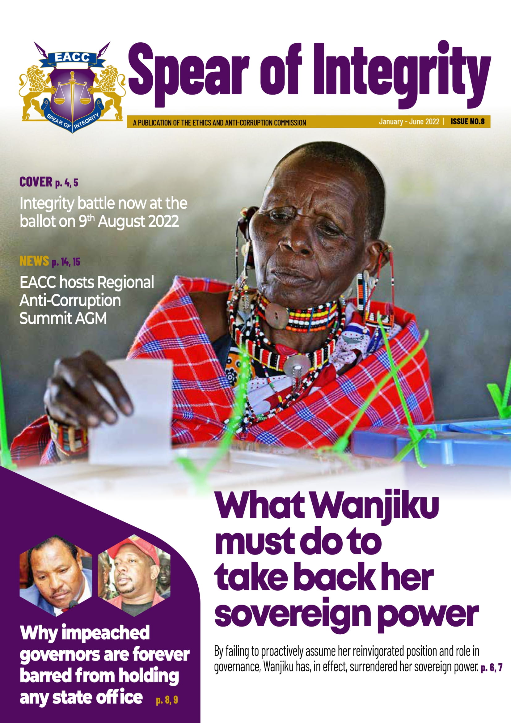 EACC Unveils 8th Edition of Its Newsletter- Spear of Integrity