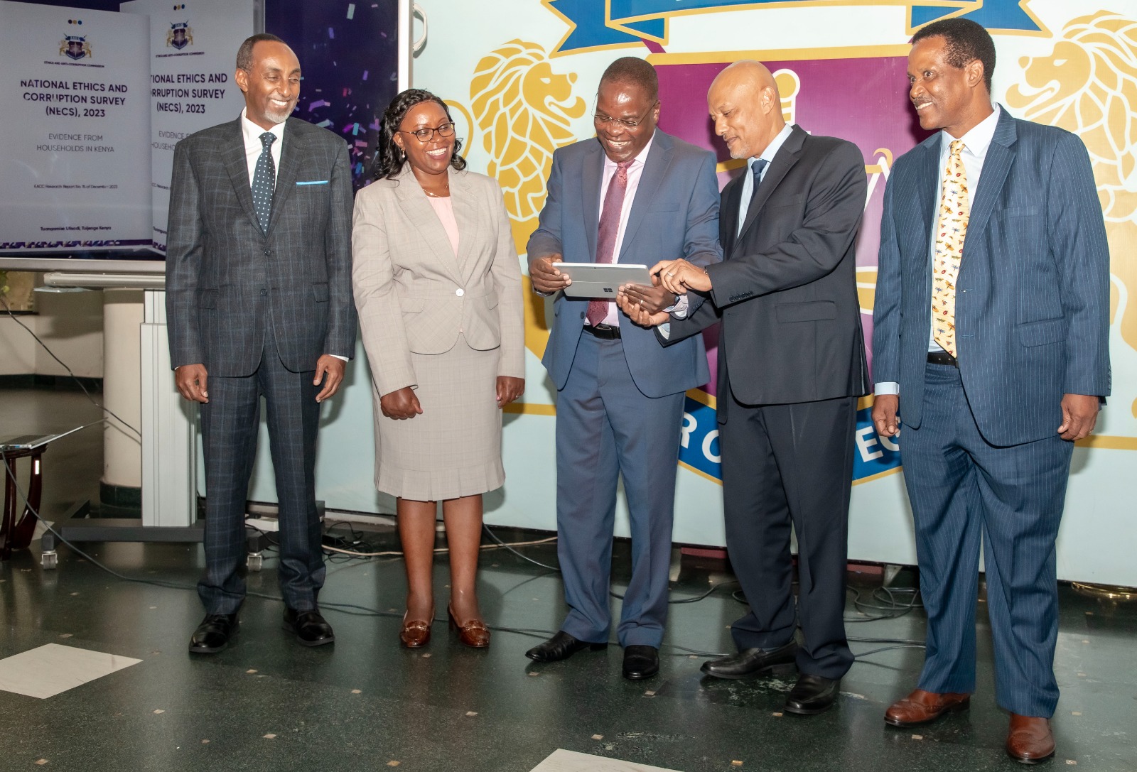 EACC launches the National Ethics and Corruption Survey Report 2023