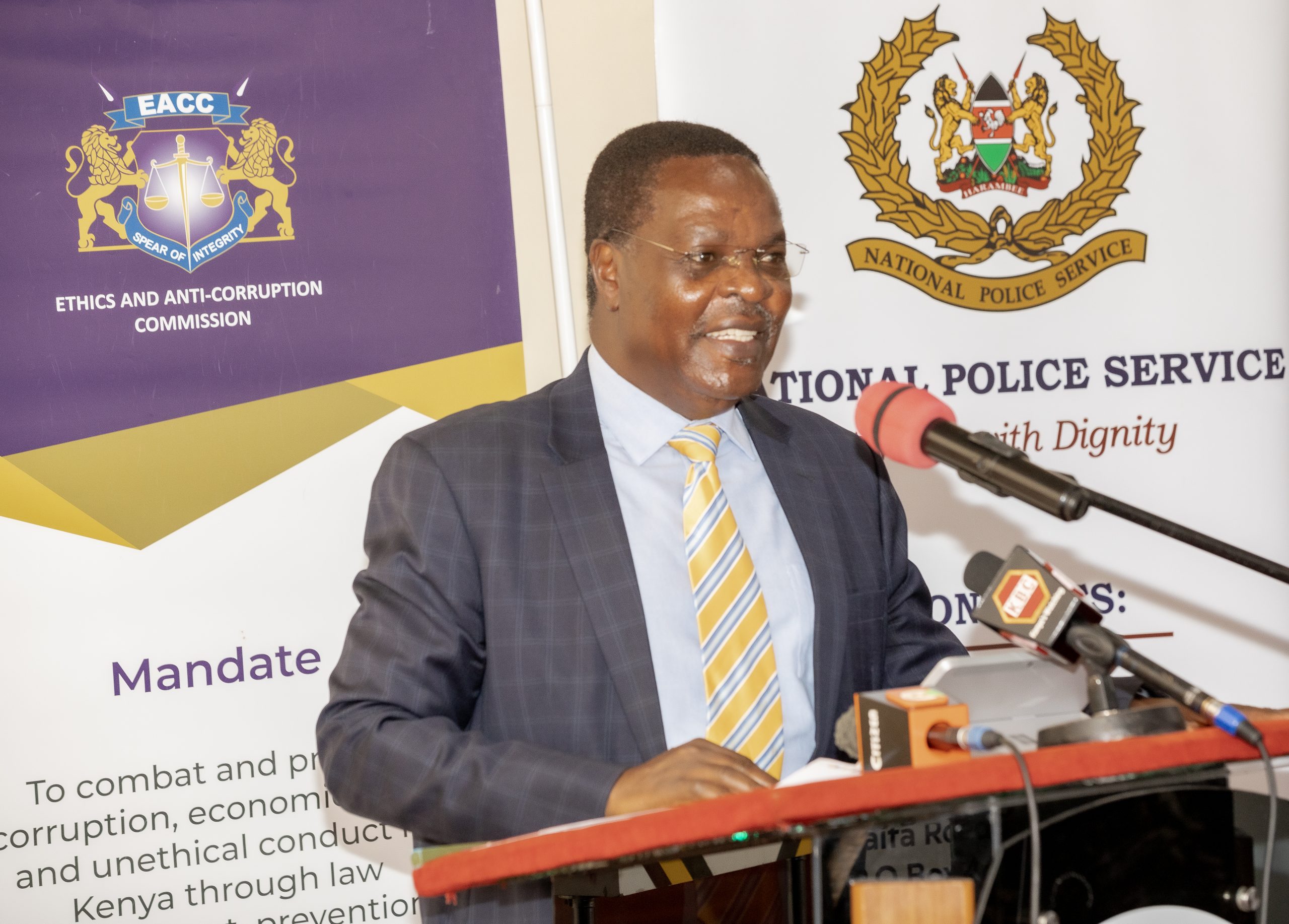 EACC to review operational systems of the National Police Service to improve delivery and tame graft