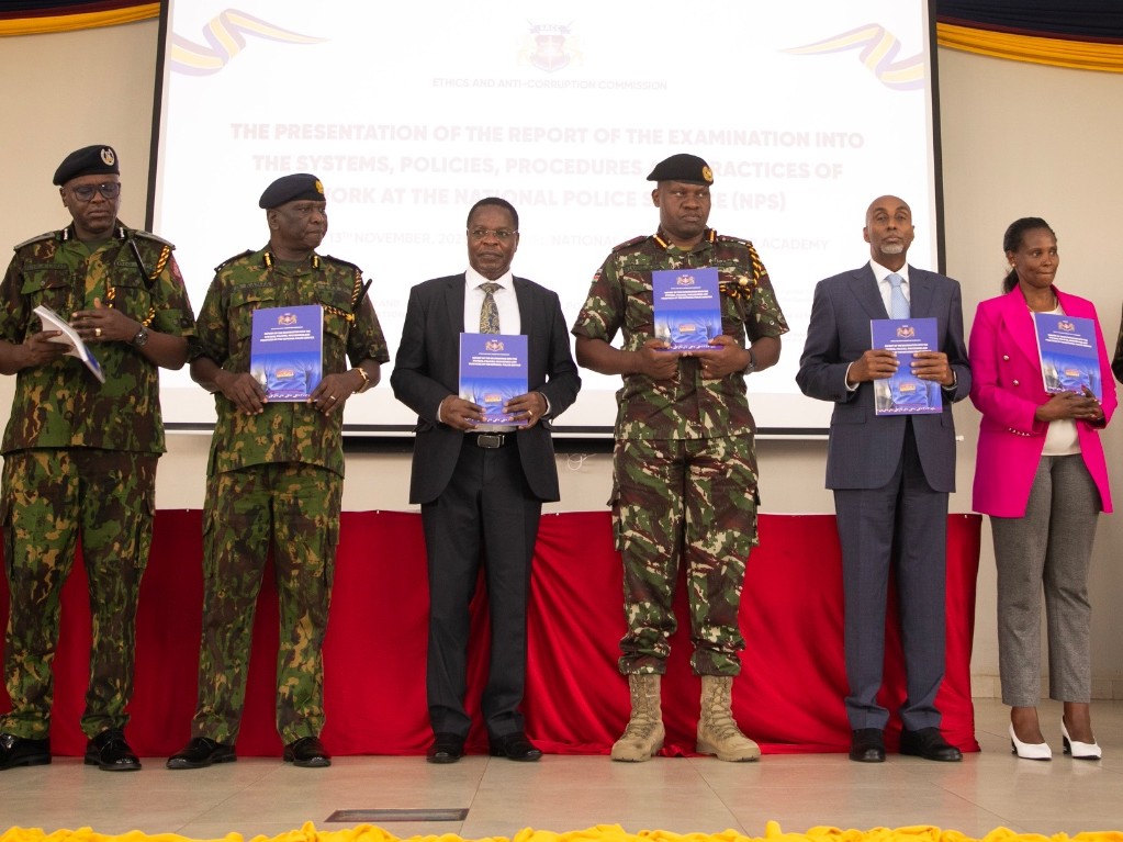 EACC presents systems examination report on National Police Service