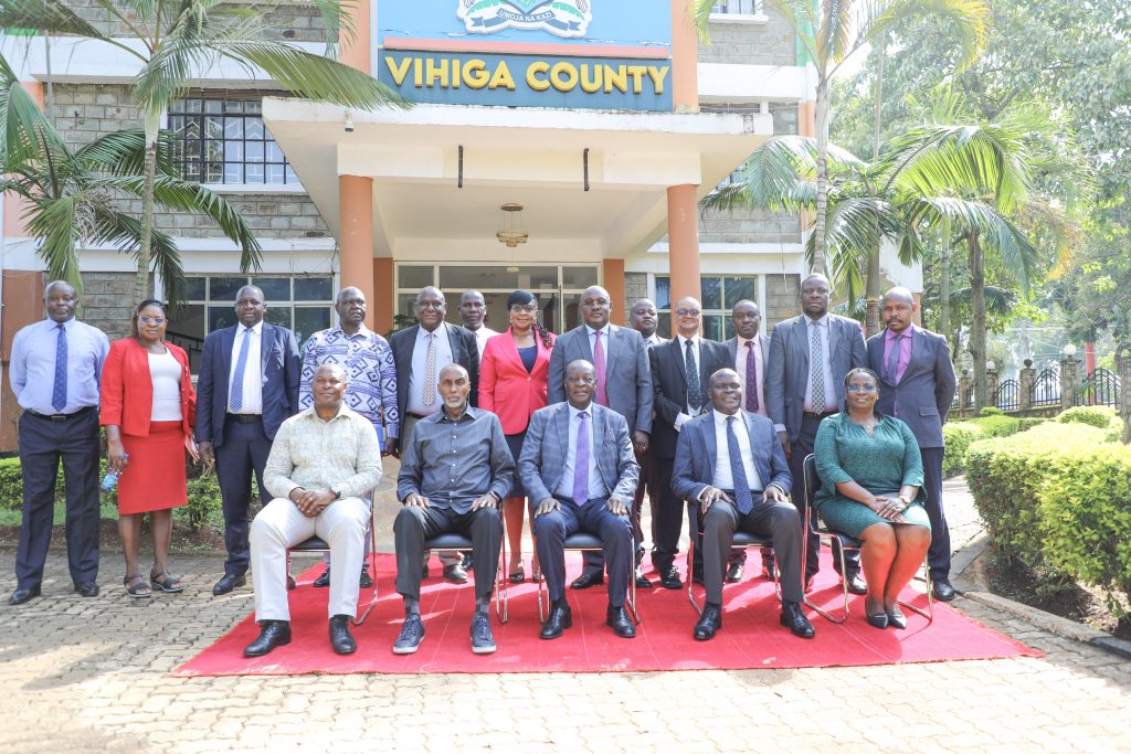 CEO, EACC at Vihiga County Government Headquarters, Group Photo