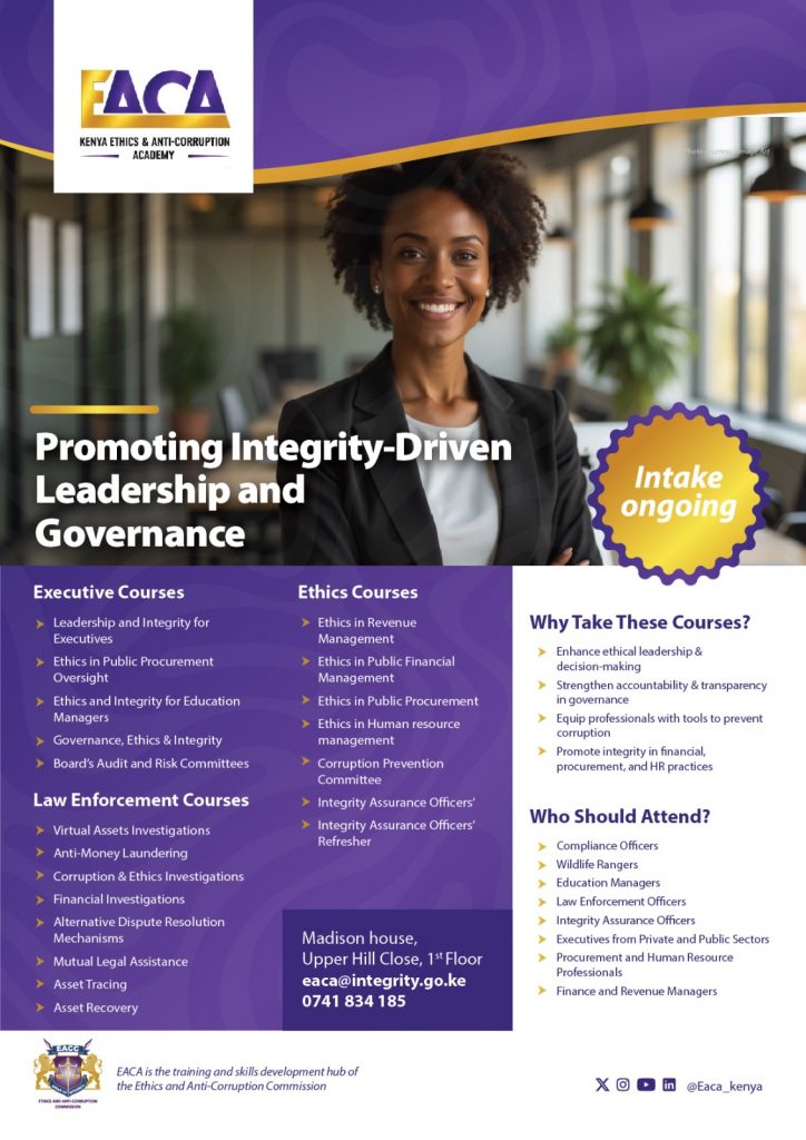 Ethics and Anti-Corruption Academy Upcoming Courses 